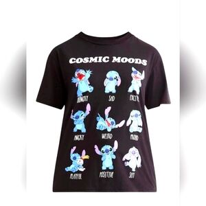 Disney Stitch  Cosmic Moods Graphic T-Shirt Sz XL 16/18 Nwt